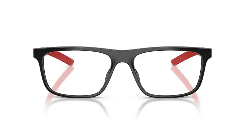 Uomo Ferrari Scuderia FZ8026U 501 Montature da vista Iniettato Nero Trasparente Pillow Normale miniatura 3