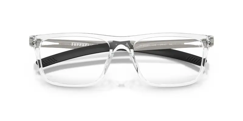 Uomo Ferrari Scuderia FZ8026U 513 Montature da vista Iniettato Bianco Trasparente Pillow Normale miniatura 2