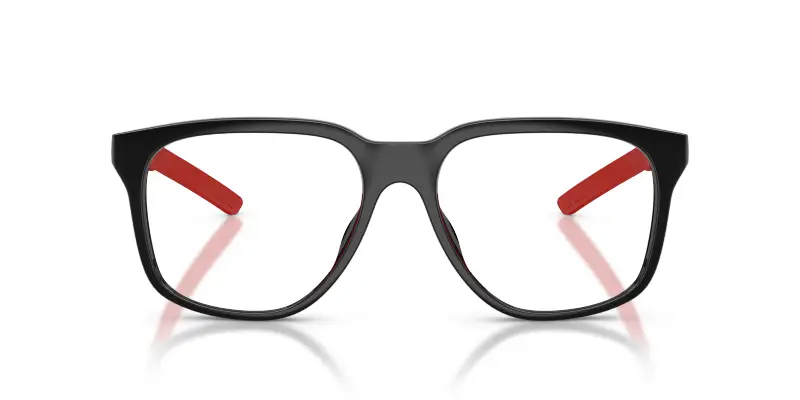 Uomo Ferrari Scuderia FZ8027U 501 Montature da vista Iniettato Nero Trasparente Pillow Normale miniatura 3