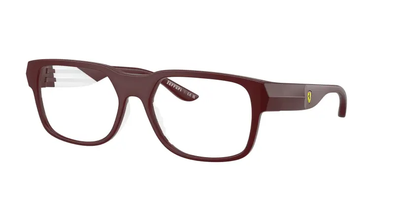 Uomo Ferrari Scuderia FZ8030U 530 Montature da vista Iniettato Viola Trasparente Geometrica Normale