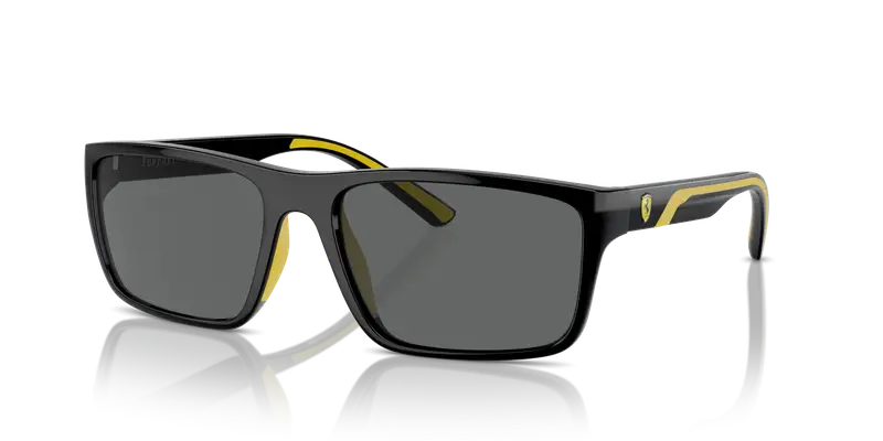 Ferrari Scuderia Occhiali da sole Uomo Nero 836136 miniatura 3