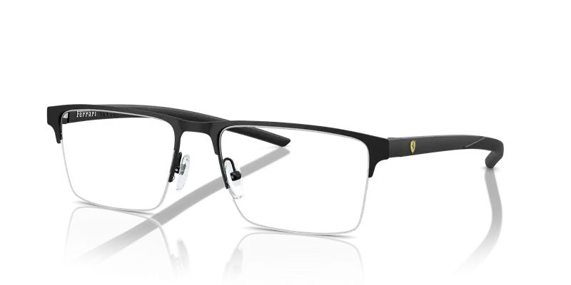 Ferrari Scuderia Uomo FZ7001 101 Montature da vista Metallo Nero Trasparente Pillow Normale miniatura 3
