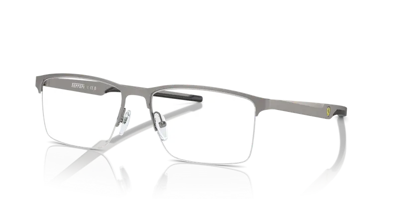 Ferrari Scuderia Uomo FZ7003 105 Montature da vista Metallo Grigio Trasparente Squadrata Normale miniatura 3