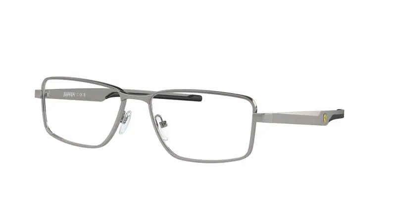 Uomo FZ7004 104 Montature da vista Metallo Grigio Trasparente Squadrata Normale