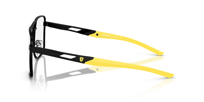 Ferrari Scuderia Uomo FZ7005 123 Montature da vista Metallo Nero Trasparente Squadrata Normale miniatura 3