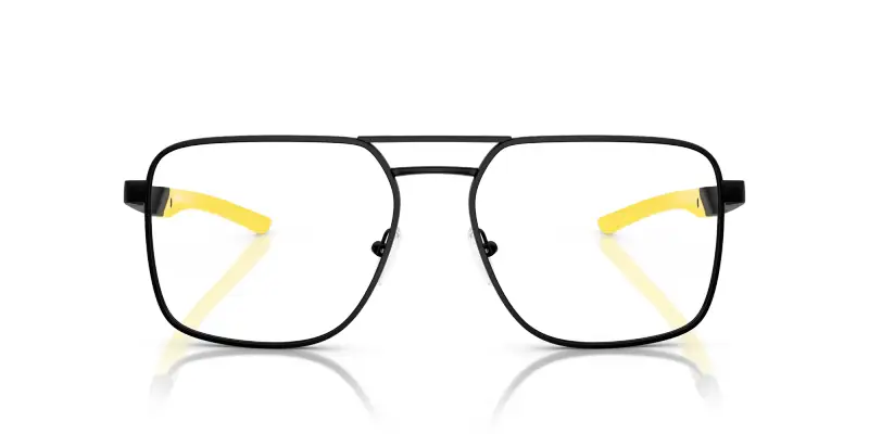 Uomo FZ7005 123 Montature da vista Metallo Nero Trasparente Squadrata Normale miniatura 3