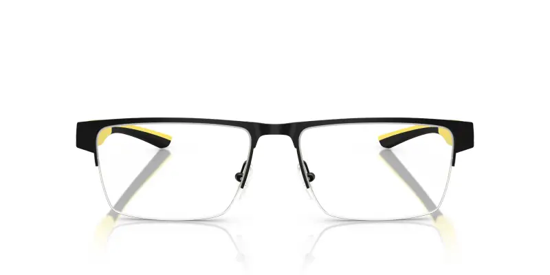 Uomo FZ7007 123 Montature da vista Metallo Nero Trasparente Squadrata Normale miniatura 3