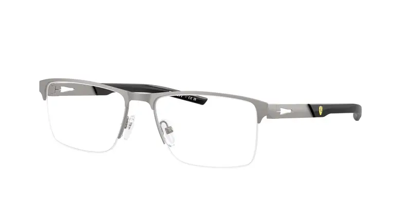 Ferrari Scuderia Uomo FZ7009  115 Montature da vista Metallo Grigio Trasparente Squadrata Normale