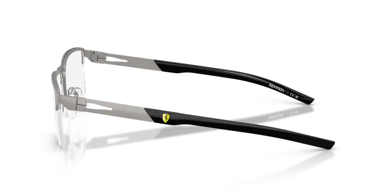 Ferrari Scuderia Uomo FZ7009 115 Montature da vista Metallo Grigio Trasparente Squadrata Normale miniatura 3