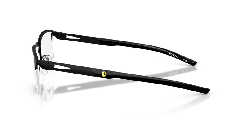 Ferrari Scuderia Uomo FZ7009 126 Montature da vista Metallo Nero Trasparente Squadrata Normale miniatura 3
