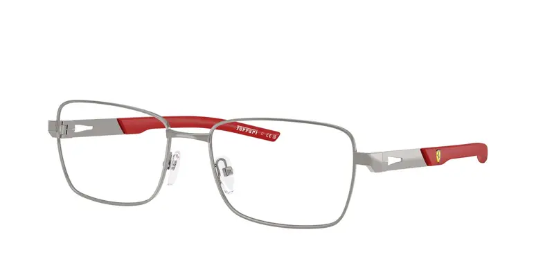 Ferrari Scuderia Uomo FZ7010  104 Montature da vista Metallo Grigio Trasparente Squadrata Normale