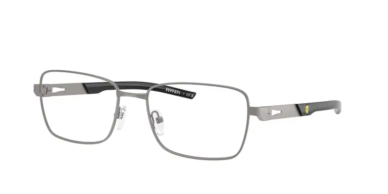 Ferrari Scuderia Uomo FZ7010  115 Montature da vista Metallo Grigio Trasparente Squadrata Normale