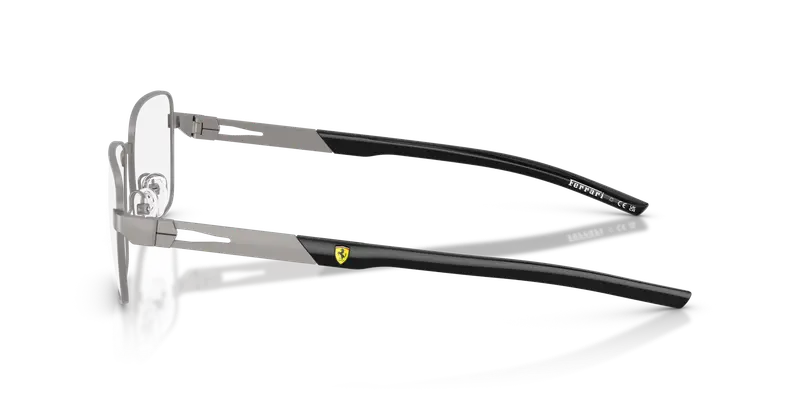 Ferrari Scuderia Uomo FZ7010 115 Montature da vista Metallo Grigio Trasparente Squadrata Normale miniatura 3