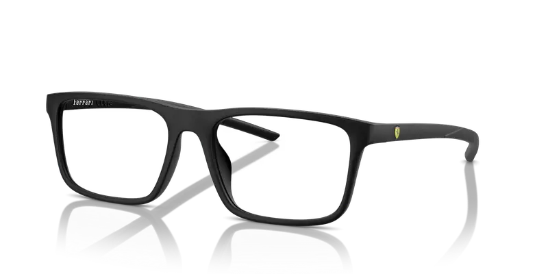 Ferrari Scuderia Uomo FZ8001U 504 Montature da vista Iniettato Nero Trasparente Pillow Normale miniatura 3