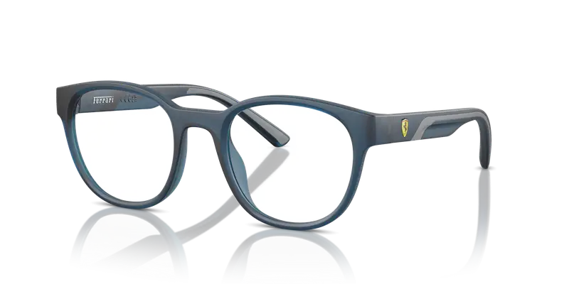 Ferrari Scuderia Uomo FZ8002U 506 Montature da vista Iniettato Blu Trasparente Pantos Normale miniatura 3