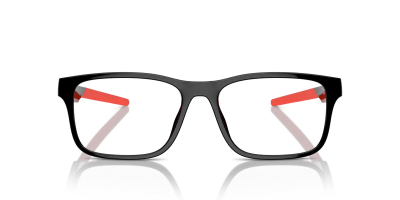 Ferrari Scuderia Uomo FZ8003U 501 Montature da vista Iniettato Nero Trasparente Squadrata Normale miniatura 2