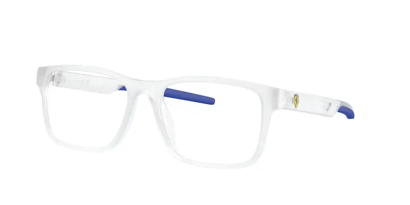 Uomo FZ8003U 505 Montature da vista Iniettato Grigio Trasparente Squadrata Normale