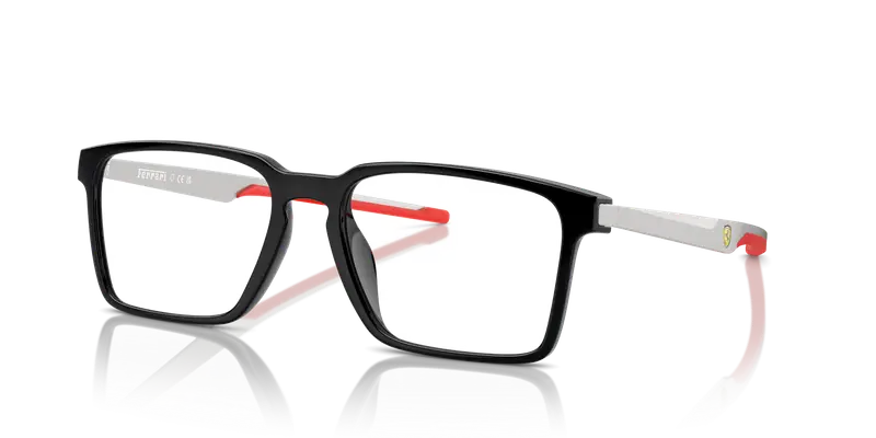 Ferrari Scuderia Uomo FZ8005U 501 Montature da vista Iniettato Nero Trasparente Squadrata Normale miniatura 3
