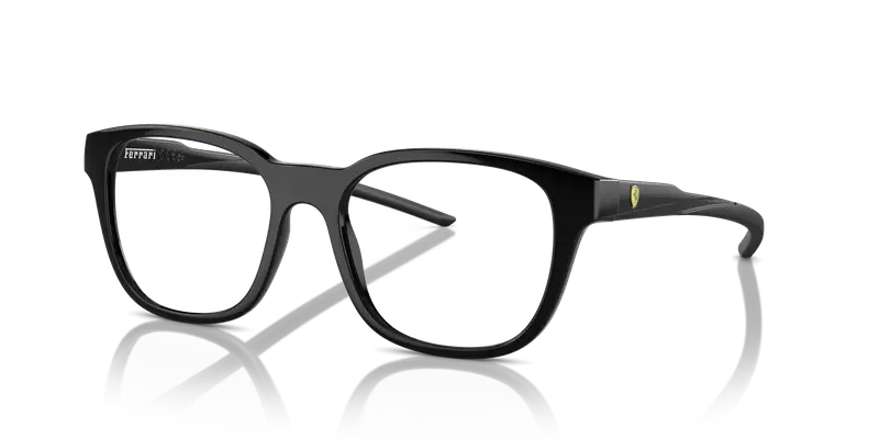 Ferrari Scuderia Uomo FZ8006 501 Montature da vista Iniettato Nero Trasparente Squadrata Normale miniatura 3