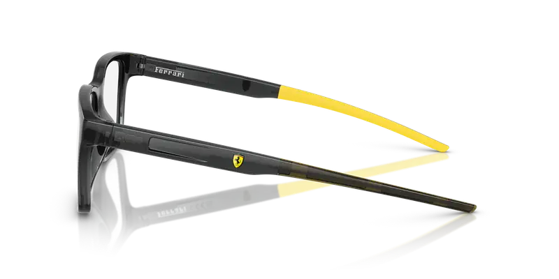 Ferrari Scuderia Uomo FZ8010U 521 Montature da vista Iniettato Grigio Trasparente Squadrata Normale miniatura 3