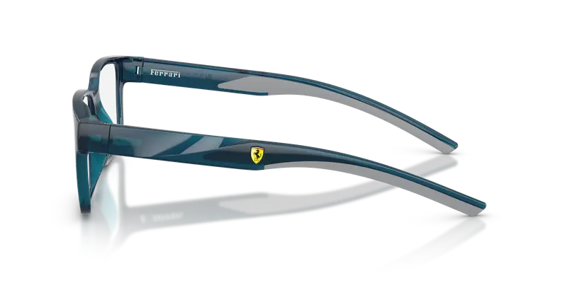 Ferrari Scuderia Uomo FZ8018D 527 Montature da vista Iniettato Blu Trasparente Squadrata Normale miniatura 3