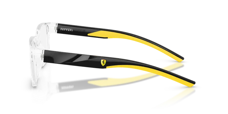 Ferrari Scuderia Uomo FZ8018D 529 Montature da vista Iniettato Trasparente Trasparente Squadrata Normale miniatura 3