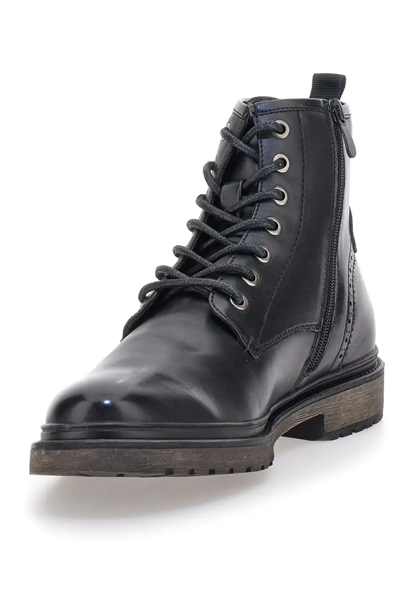 Anfibi neri con lacci Ferré FU220C617 [NERO] miniatura 3