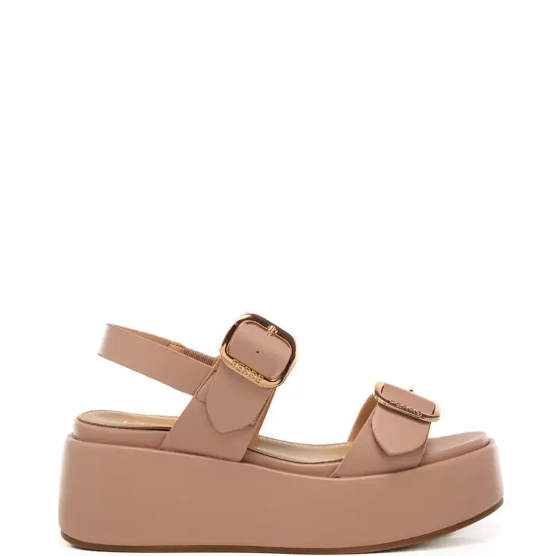 Ferre sandali da donna con cinturini frontali regolabili nude