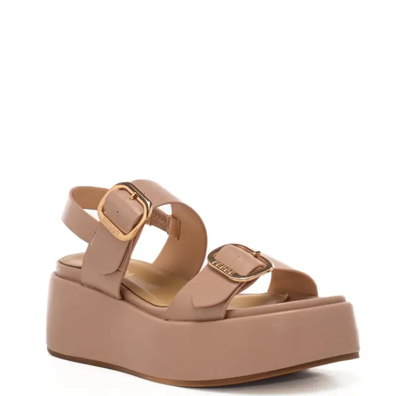 Ferre sandali da donna con cinturini frontali regolabili nude miniatura 2