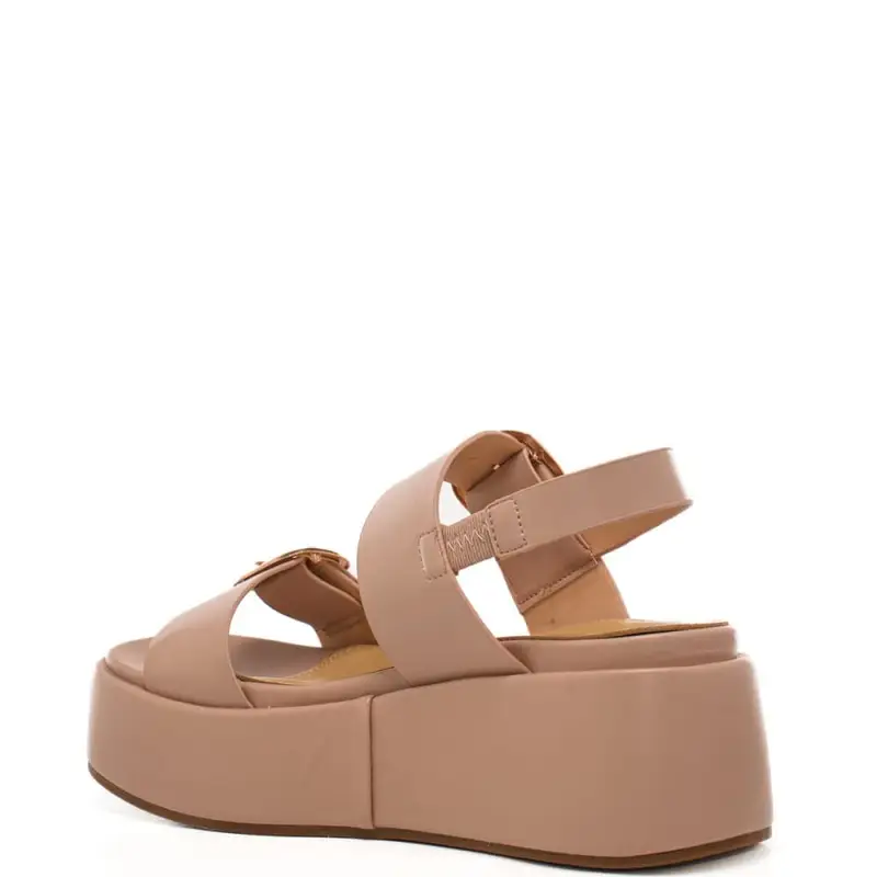 Ferre sandali da donna con cinturini frontali regolabili nude miniatura 3