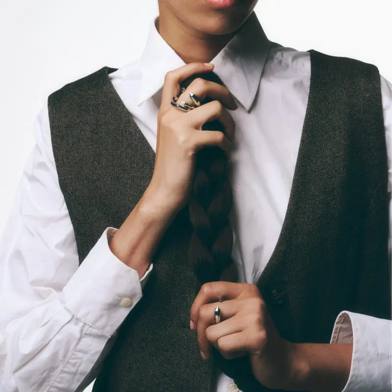 Anello Sculptor s BIANCO miniatura 3