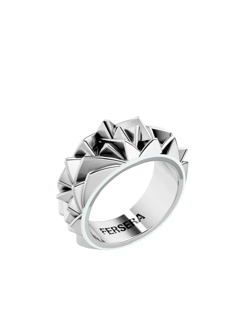 Anello Sculptor s Facet BIANCO