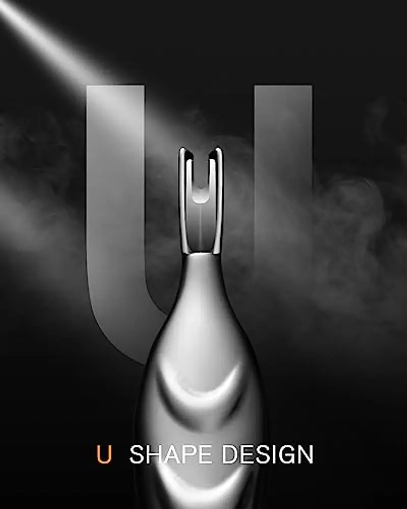 FERYES Spingi Cuticole con Forchetta, 2 in 1 Taglia Cuticole Strumento per la Cura delle Unghie, Strumento per la Rimozione delle Cuticole in Acciaio Inox per Manicure e Pedicure - Argento miniatura 2