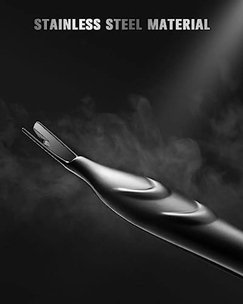 FERYES Spingi Cuticole con Forchetta, 2 in 1 Taglia Cuticole Strumento per la Cura delle Unghie, Strumento per la Rimozione delle Cuticole in Acciaio Inox per Manicure e Pedicure - Argento miniatura 3