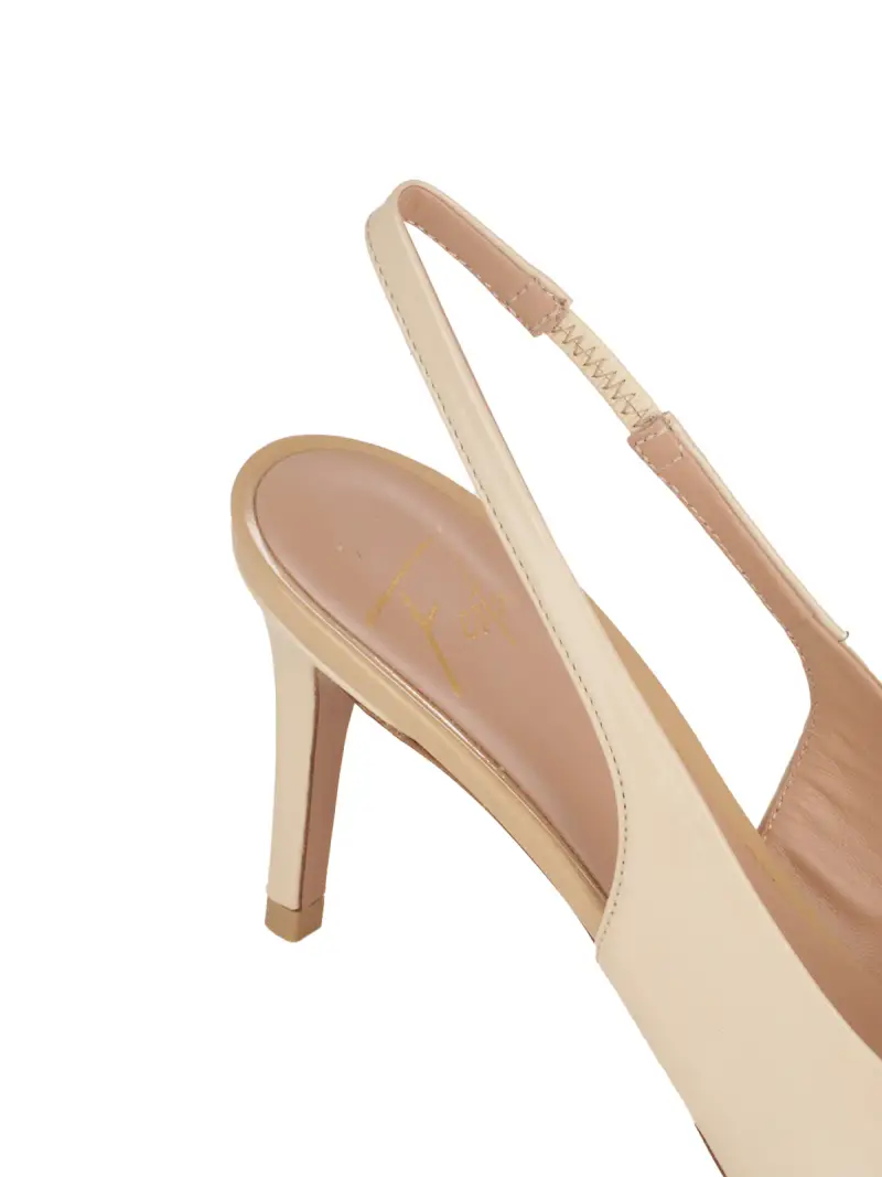 Slingback BEIGE miniatura 3