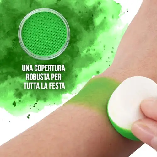 Festicy Trucco Halloween Viso Bambini E Adulti 2025 I 20g Colori Trucco Halloween Bambini Anallergici Atossici I Spugna miniatura 3