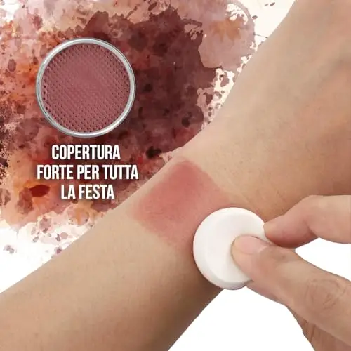 Festicy Trucco Halloween Viso Color Marrone Bambini E Adulti 2025 I 20g Colori Trucco Halloween Bambini Anallergici miniatura 3