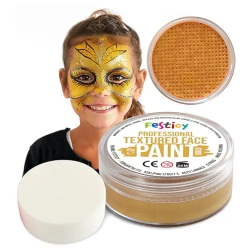 Festicy Trucco Halloween Viso Color Oro Bambini E Adulti 2025 I 20g Colori Trucco Halloween Bambini Anallergici