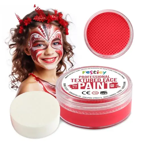 Festicy Trucco Halloween Viso Rosa per Bambini E Adulti 2025 I 20g Colori Trucco Halloween Bambini Anallergici Atossici
