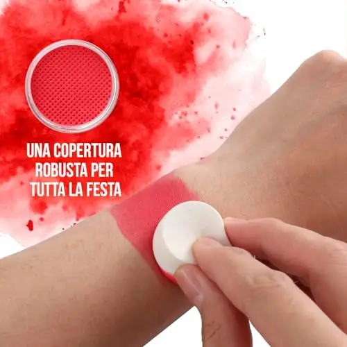 Festicy Trucco Halloween Viso Rosa per Bambini E Adulti 2025 I 20g Colori Trucco Halloween Bambini Anallergici Atossici miniatura 3