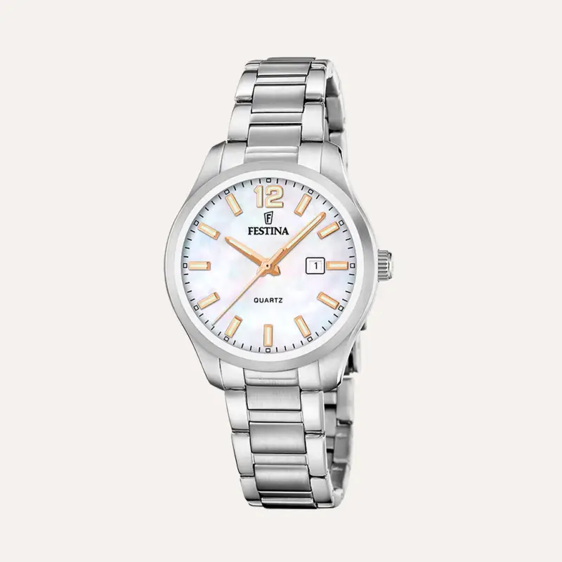 Orologio Al Quarzo Festina Acero Clasico F20737/6