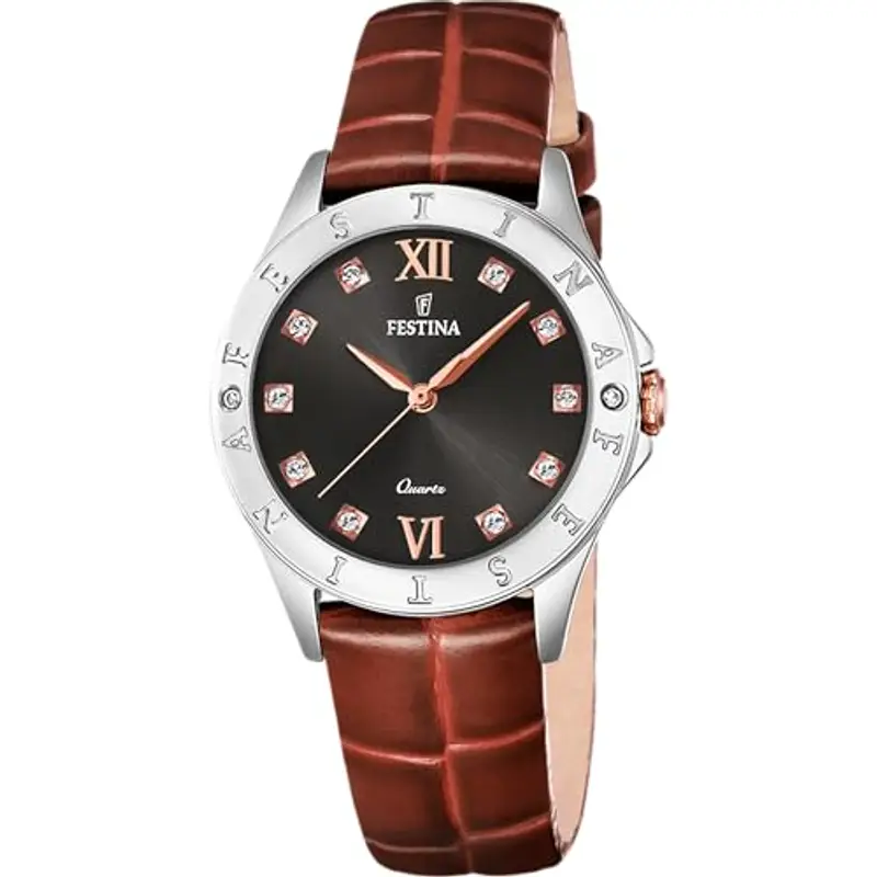 Festina Orologio analogico classico 1, marrone, Nastro