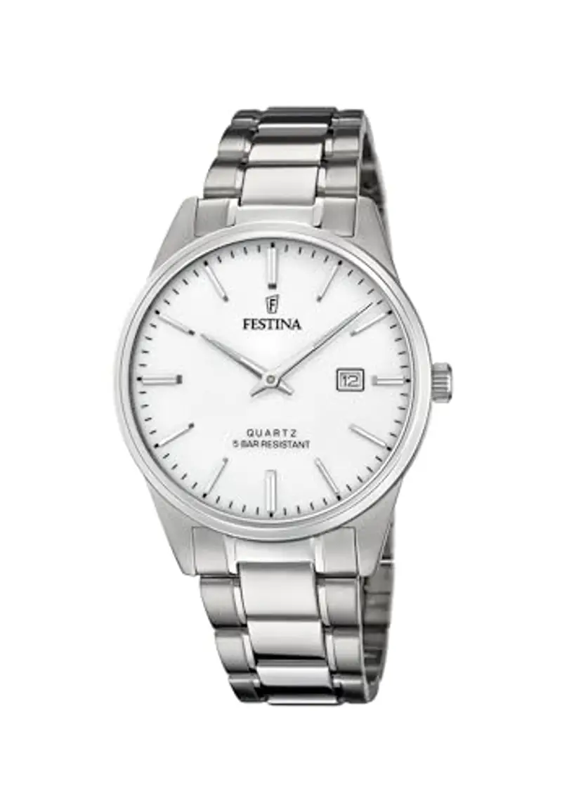 Festina Orologio Analogico Quarzo Uomo con Cinturino in Acciaio Inox F20511/2