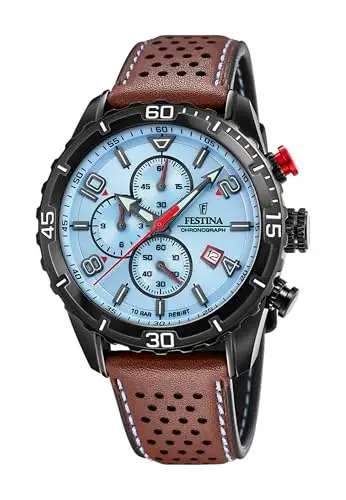 Festina Orologio Analogueico Quarzo Uomo con Cinturino in Pelle F20519/1