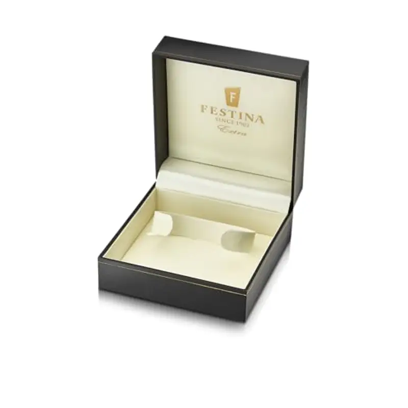 Festina Orologio Donna F20260/1 Outlet cassa di Acciaio inossidabile 316l Grigio cinturino in Pelle Nero miniatura 3