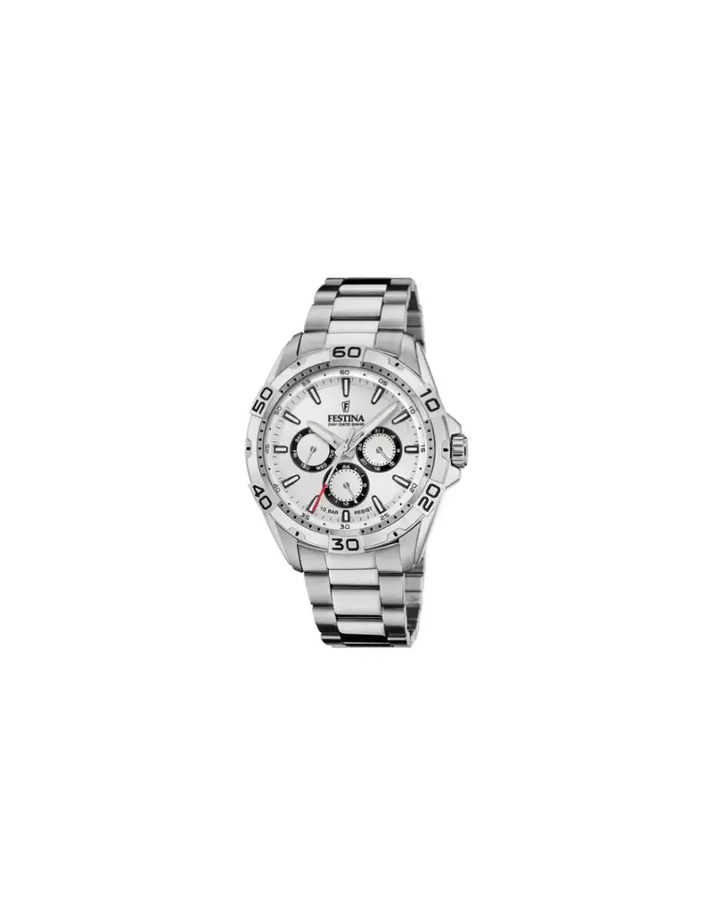 Orologio FESTINA F20623/1 Multifunzione bianco con cinturino in acciaio
