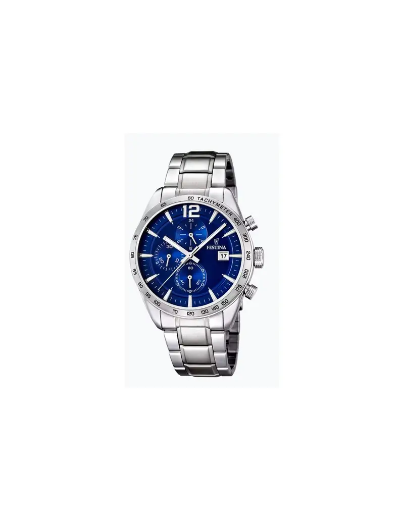 Orologio FESTINA Timeless Chronograph F16759/3 Blu con cinturino in acciaio
