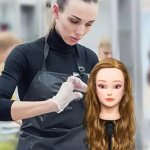 FGXY Vera Testa Di Styling Per Capelli, Set Di Tessitura Accessori Per Capelli, Set Speciale Di Bellezza e Formazione miniatura 3