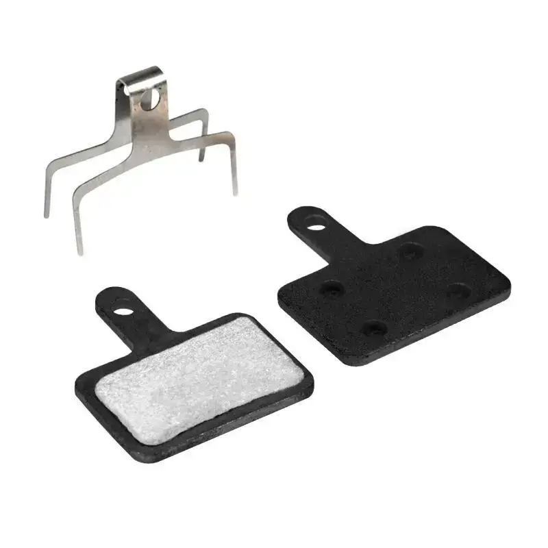 Fibrax Coppia di pastiglie semi-metalliche per freni bicicletta con salvietta detergente Shimano Deore M515-M525-M495-M475-M465-M486 Tektro