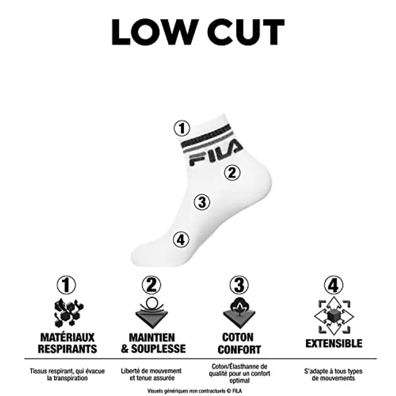 Fila Calze Uomo Multicolore 1896578 miniatura 2